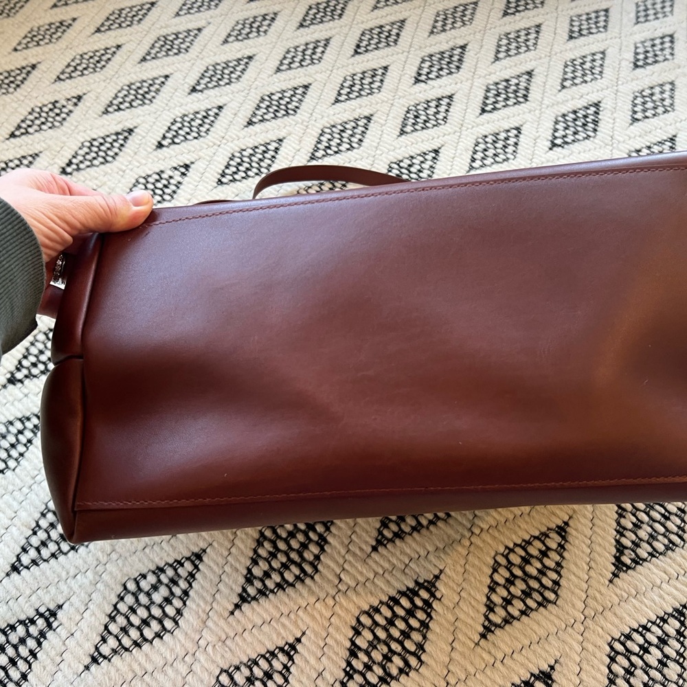 Madewell Brown Leather Tote - Picture 6 of 11